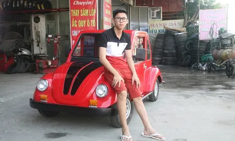 Nam sinh lớp 11 ở Nam Định chế tạo thành công ô tô chạy bằng năng lượng mặt trời