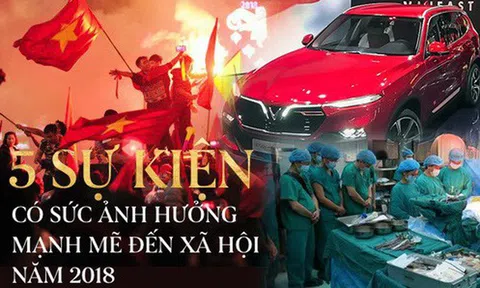 5 sự kiện có sức ảnh hưởng mạnh mẽ đến xã hội trong năm 2018