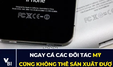 "Tại sao Apple không thể sản xuất máy tính tại Mỹ? Vì người Mỹ chẳng thể sản xuất nổi con ốc vít"