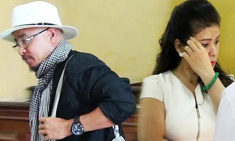 [ẢNH]: Ông Đặng Lê Nguyên Vũ và vợ không một lần ngoảnh mặt nhìn nhau tại phiên tòa xử ly hôn