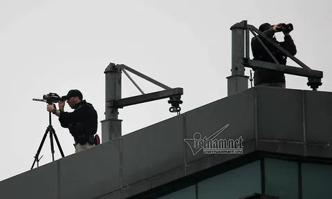 Lính bắn tỉa Mỹ kiểm soát điểm cao nơi ở của Tổng thống Trump