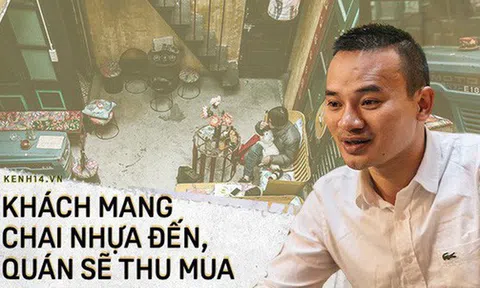 Chuyện chàng trai lớn lên từ "ngôi làng ung thư" quyết tâm tạo một quán cafe từ hàng nghìn đồ tái chế giữa phố cổ Hà Nội