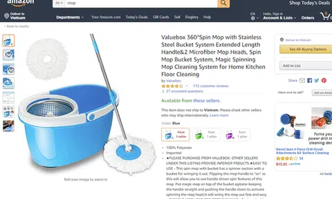 Trung Quốc bán cây lau nhà trên Amazon giá 35-40 USD, doanh nghiệp Việt chỉ riêng tiền ship đã mất 50 USD, vậy người bán Việt cạnh tranh bằng cách nào?