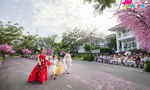 Đã mắt ngắm khu nghỉ dưỡng bên biển Mỹ An biến hóa thành sàn diễn thời trang độc đáo