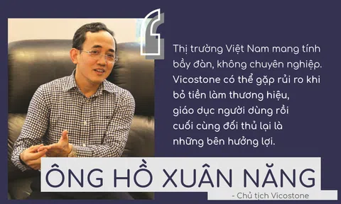 Ông Hồ Xuân Năng nói chuyện làm thương hiệu trước đối thủ Trung Quốc: Giáo dục người dùng rồi cuối cùng đối thủ lại là những bên hưởng lợi