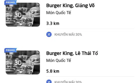 Sau lùm xùm với tài xế Go-Viet, Burger King “rủ” Pizza Company cùng nhiều cửa hàng "bay màu" đồng loạt trên Go-Food