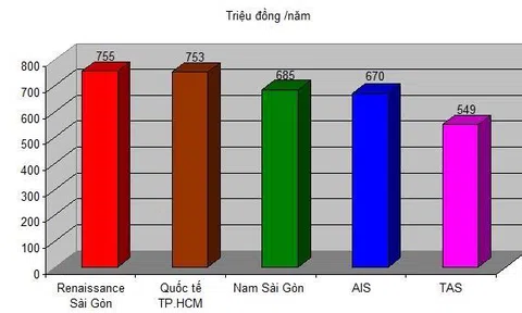 Những trường có học phí từ 500 - 800 triệu đồng/năm ở TP.HCM
