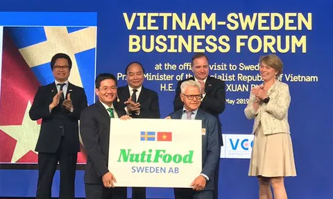 NutiFood chính thức vận hành nhà máy sữa tại Thụy Điển