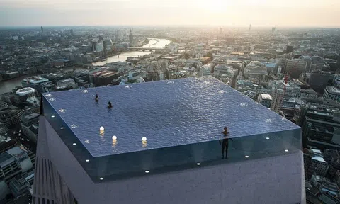 Không phải Dubai hay Singapore, London mới là nơi chuẩn bị xây dựng bể bơi vô cực 360 độ đầu tiên trên thế giới