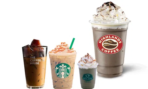 "Đại chiến" chuỗi cà phê: Highlands quy mô áp đảo, The Coffee House tăng trưởng gấp đôi để vượt mặt Starbucks