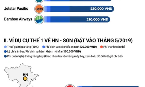Vé máy bay đang 'cõng' theo những loại thuế phí nào?