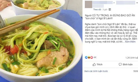 Bún chửi Ngô Sĩ Liên lại bị dân tình cho "lên thớt" vì tội bảo khách "Ra nhà nghỉ mà ăn bún!"