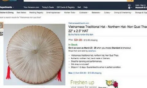 Hàng Việt Nam đắt hàng và có giá không tưởng trên Amazon