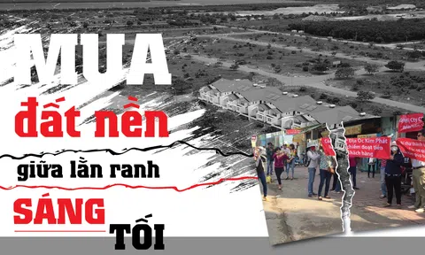 Mua đất nền giữa lằn ranh sáng tối