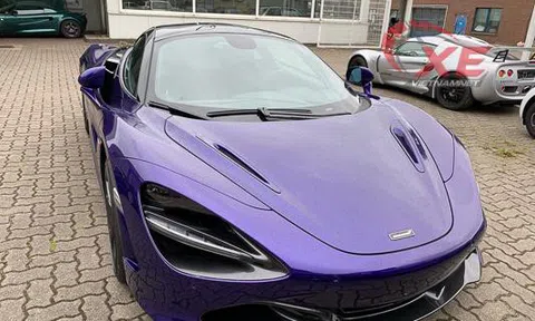 Đại gia Vũng Tàu đặt gạch siêu xe McLaren 26 tỷ đồng màu tím độc
