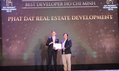 Phát Đạt thắng giải hạng mục nhà phát triển dự án tốt nhất TP.HCM 2019
