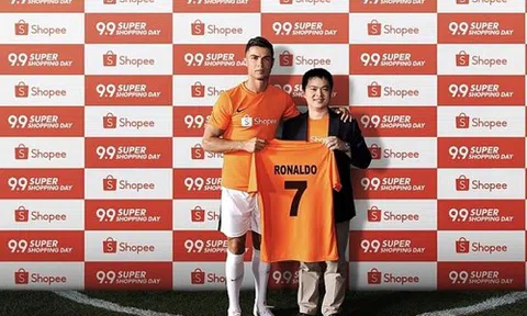 Cristiano Ronaldo làm Đại sứ thương hiệu mới của Shopee
