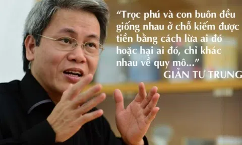 Chuyên gia Giản Tư Trung: Doanh nhân khác “trọc phú, con buôn” ở văn hóa