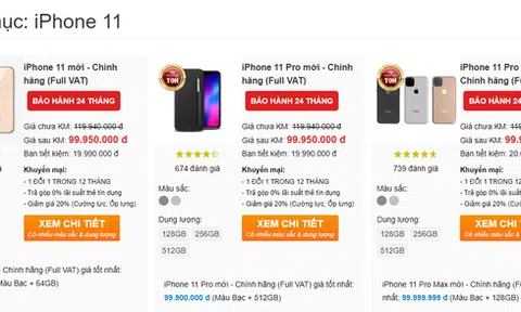 Iphone 11 được "hét" giá lên tới 100 triệu đồng trước giờ ra mắt