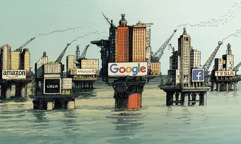 Facebook, Google, Amazon... đã chứng minh cho cả thế giới thấy dầu mỏ không còn là tài nguyên số 1