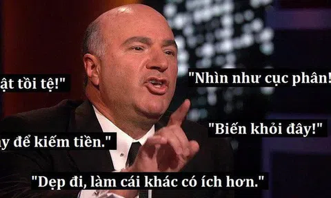 Đừng vội trách Shark Bình trước khi xem qua phiên bản “chuẩn gắt” Kevin O'Leary từ Shark Tank Mỹ: Gọi sản phẩm của thí sinh là “cục phân”, khiến hàng chục nhà sáng lập khóc nức nở