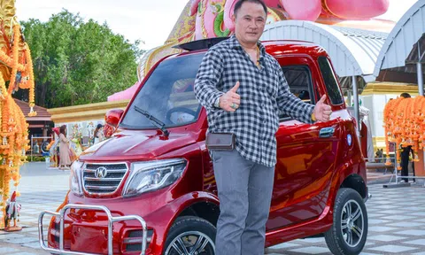 Cộng đồng mạng 'phát sốt' với chiếc ô tô điện ‘xịn xò’ chở được 2-3 người: Vừa không phải hít bụi mịn vừa thân thiện với môi trường lại có giá chỉ 75 triệu đồng bằng một chiếc xe máy!