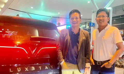 VinFast Lux đầu tiên làm xe dịch vụ chở khách hạng sang, shark Dũng trải nghiệm khen rất ổn