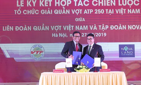 Novaland hợp tác cùng Liên đoàn quần vợt Việt Nam tổ chức các giải quần vợt quốc tế tại Novaworld Phan Phiết