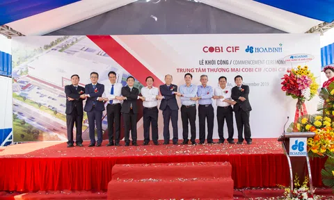 Hòa Bình khởi công dự án Trung tâm Thương mại COBI CIF, giá trị hơn 460 tỷ đồng