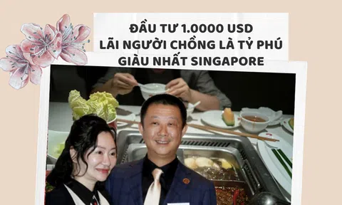 Đầu tư 1.000 USD vào quán lẩu chỉ có 4 bàn cùng ông chủ không xu dính túi, người phụ nữ ‘lãi’ được người chồng là tỷ phú giàu nhất Singapore sau 25 năm