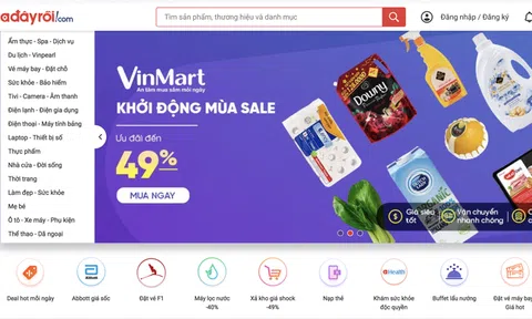 Vincommerce tạm dừng toàn bộ hoạt động bán hàng trên website Adayroi kể từ 18h ngày 17/12