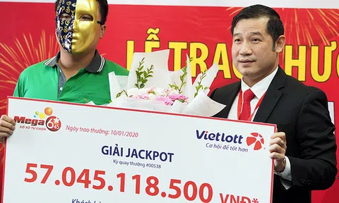 Tài xế Grabike trúng Jackpot hơn 57 tỷ đồng