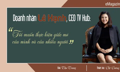 [eMagazine] Doanh nhân Lê Hạnh, CEO TV Hub: Tôi muốn thực hiện giấc mơ của mình và của nhiều người