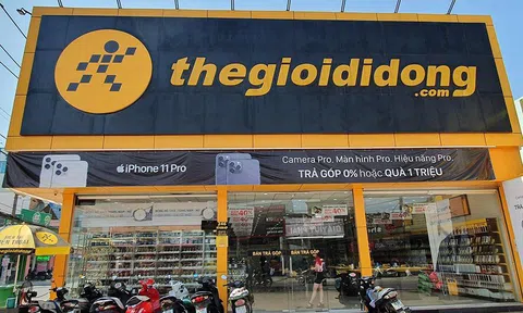 Số cửa hàng điện thoại của Thế Giới Di Động tiếp tục giảm