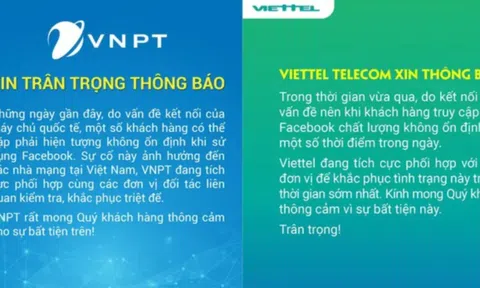 Viettel và VNPT nói gì khi người dùng Internet truy cập vào Facebook khó khăn?