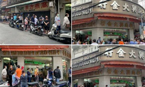 Tiệm vàng cạn kiệt tiền mặt bởi người dân ồ ạt bán ra