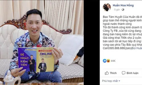 Huấn ‘hoa hồng’ bán 'sách' dạy kiếm tiền, cơ quan chức năng nói gì?
