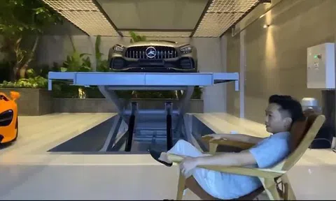 'Lóa mắt' góc đặc biệt trong biệt thự của Cường Đô La như showroom siêu xe