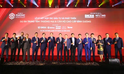 Lễ ký kết hợp tác đầu tư và phát triển Dự án trung tâm thương mại & căn hộ cao cấp Bình Dương