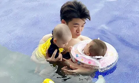 Chân dung thiếu gia Việt thích ăn quán vỉa hè, làm bố đơn thân của 2 nhóc tỳ kháu khỉnh