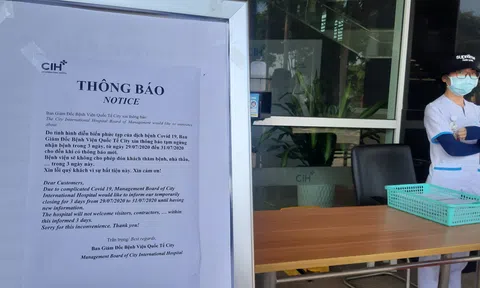 Bệnh viện Quốc tế City tạm ngưng tiếp nhận bệnh nhân vì COVID-19