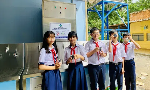 Tập đoàn Novaland - lan tỏa niềm vui “nước sạch học đường” đến huyện Bắc Bình, tỉnh Bình Thuận