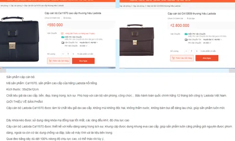 Bất ngờ giá thị trường loại cặp giả da được Quảng Bình dự chi 2,2 tỷ đồng tặng đại biểu