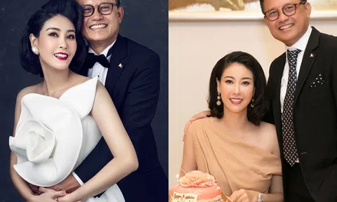 Gia thế khủng của đại gia cưới vợ là hoa hậu kém 12 tuổi, đám cưới chỉ 100 khách mời