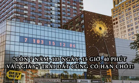 Hiển thị giờ suốt 20 năm, một chiếc đồng hồ bỗng đếm ngược thời gian "còn lại" của Trái Đất: Chuyện gì đang xảy ra?