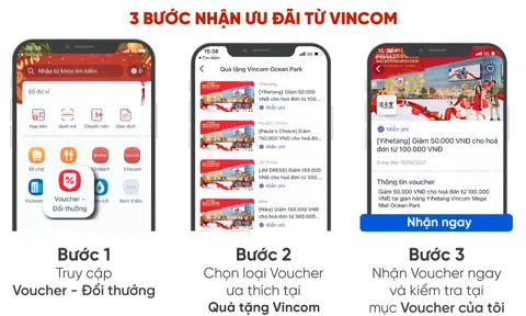 Phá đảo” Vincom với voucher quyền năng “mua đâu giảm đấy